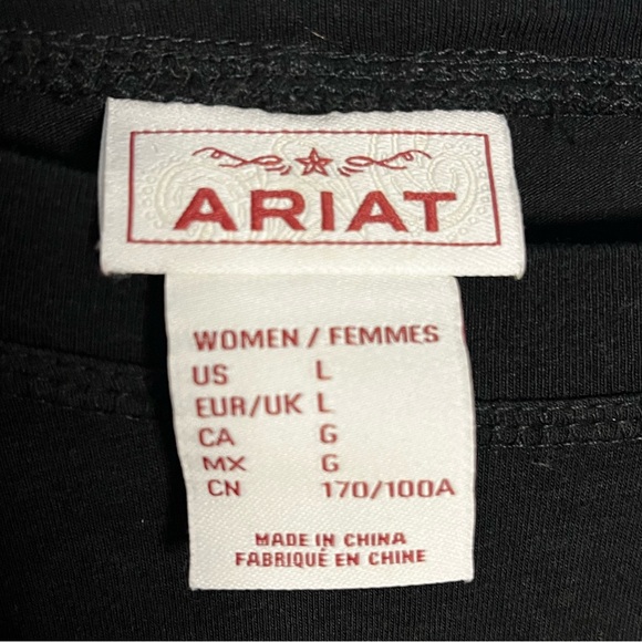 Ariat Leopard Thunderbird Long Sleeve Top – Size L ✨ - Picture 3 of 5